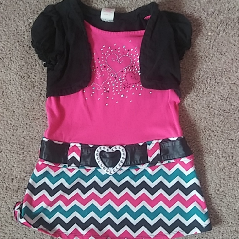 Patterned short dress